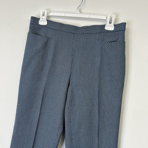 Akris Punto Ankle Pants Women’s Size 6 Blue Knit Trousers Old Money Career - Picture 5 of 9